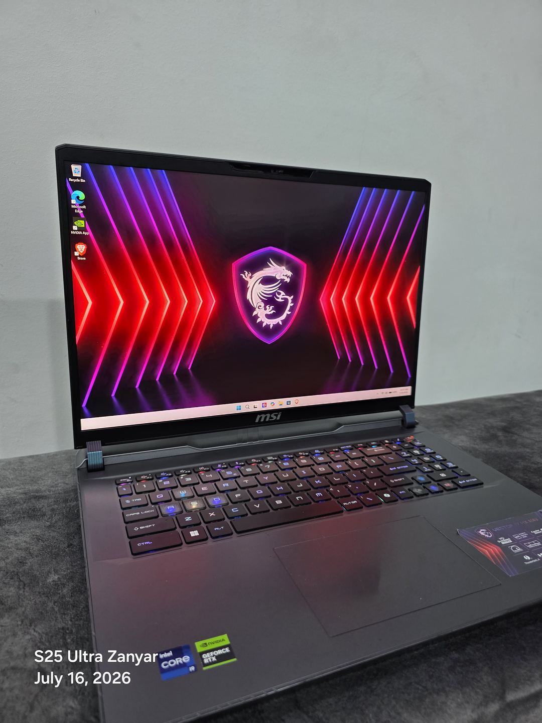 MSI Vector · I9 14900HX 6