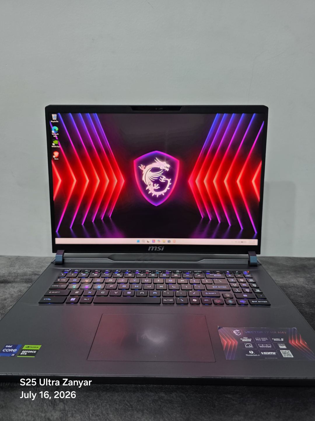 MSI Vector · I9 14900HX 1