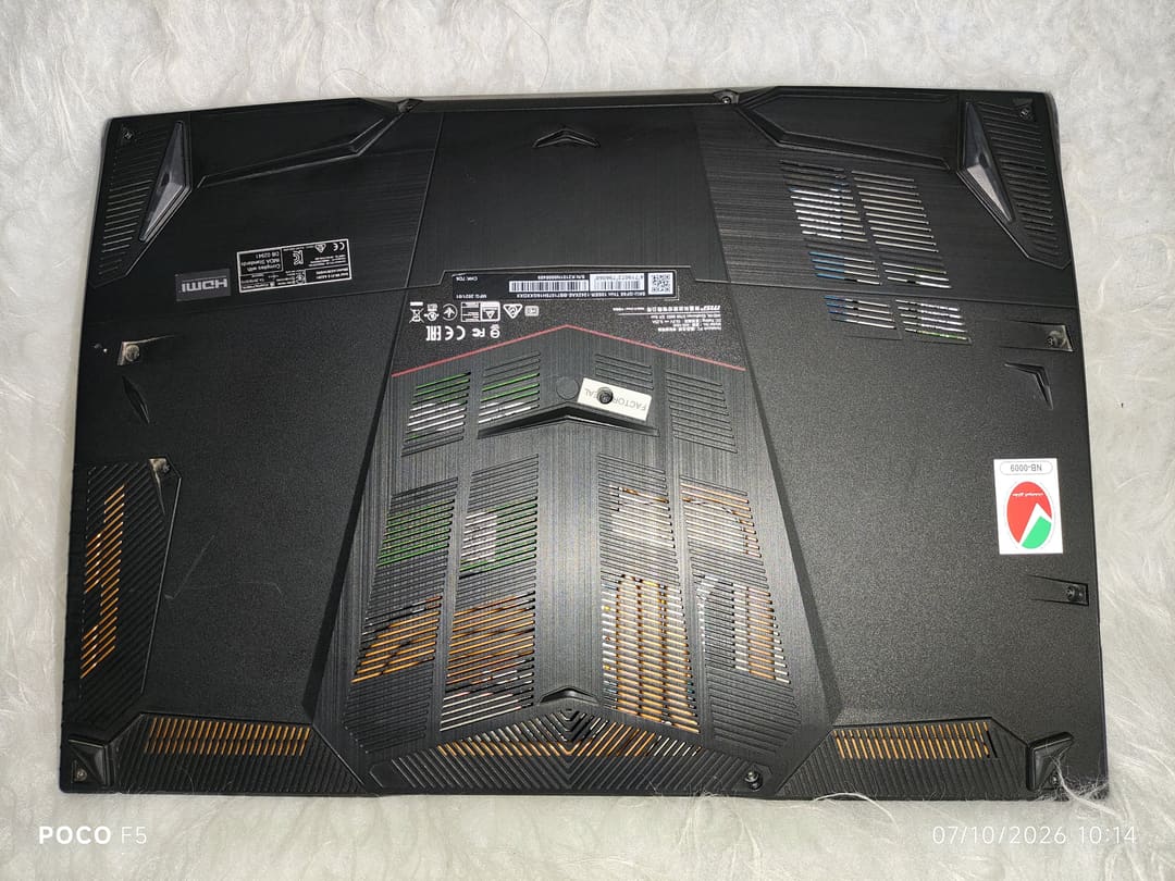 MSI Katana · i7 - 10750H (Upto 5.0Ghz) 6