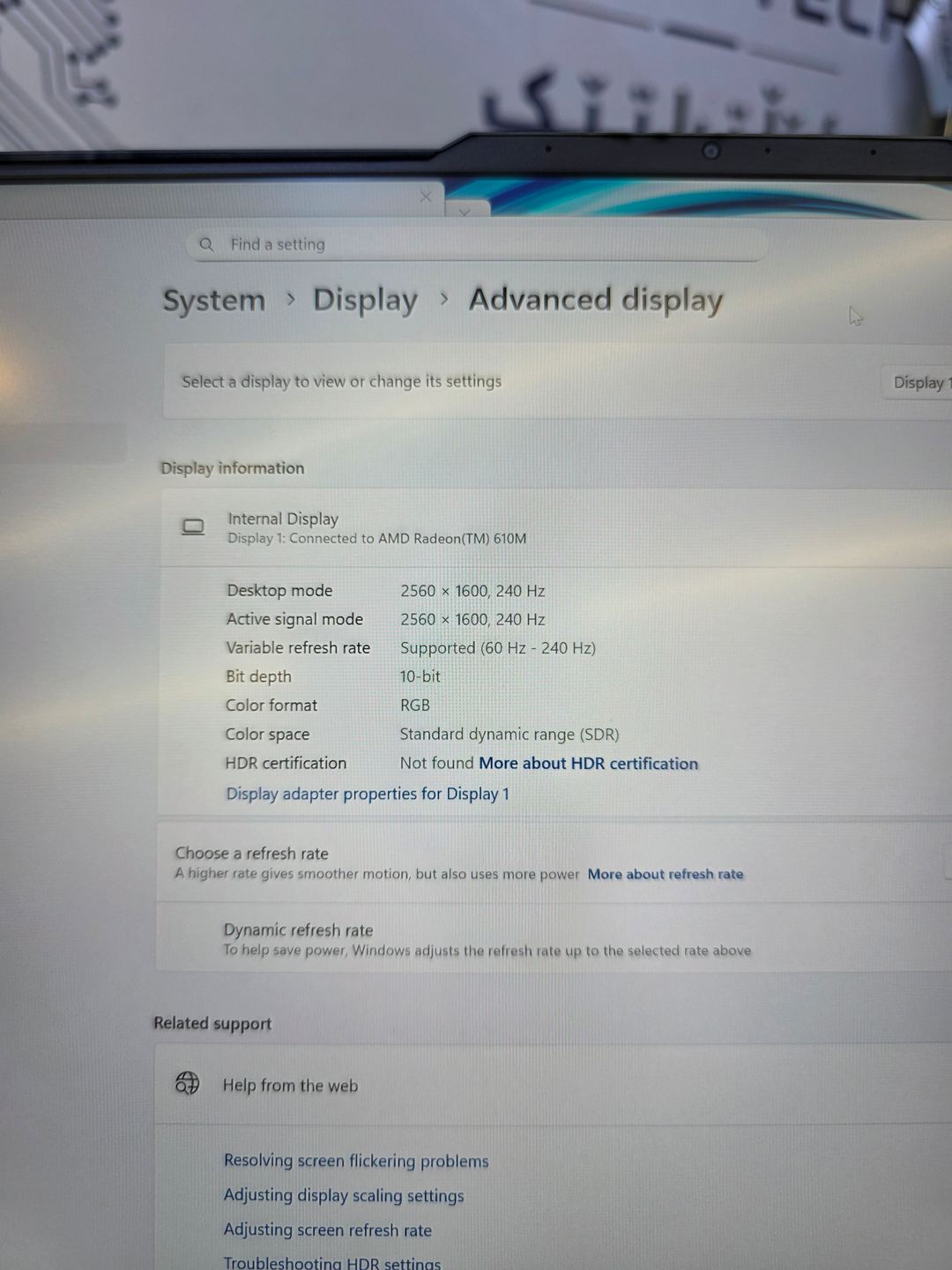 Lenovo Legion 7 Pro · Ryzen 9 7945HX 10