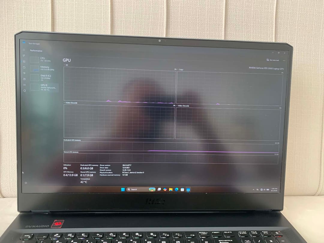MSI MSI GE76 RAIDER · Core i7 - 11800H 4