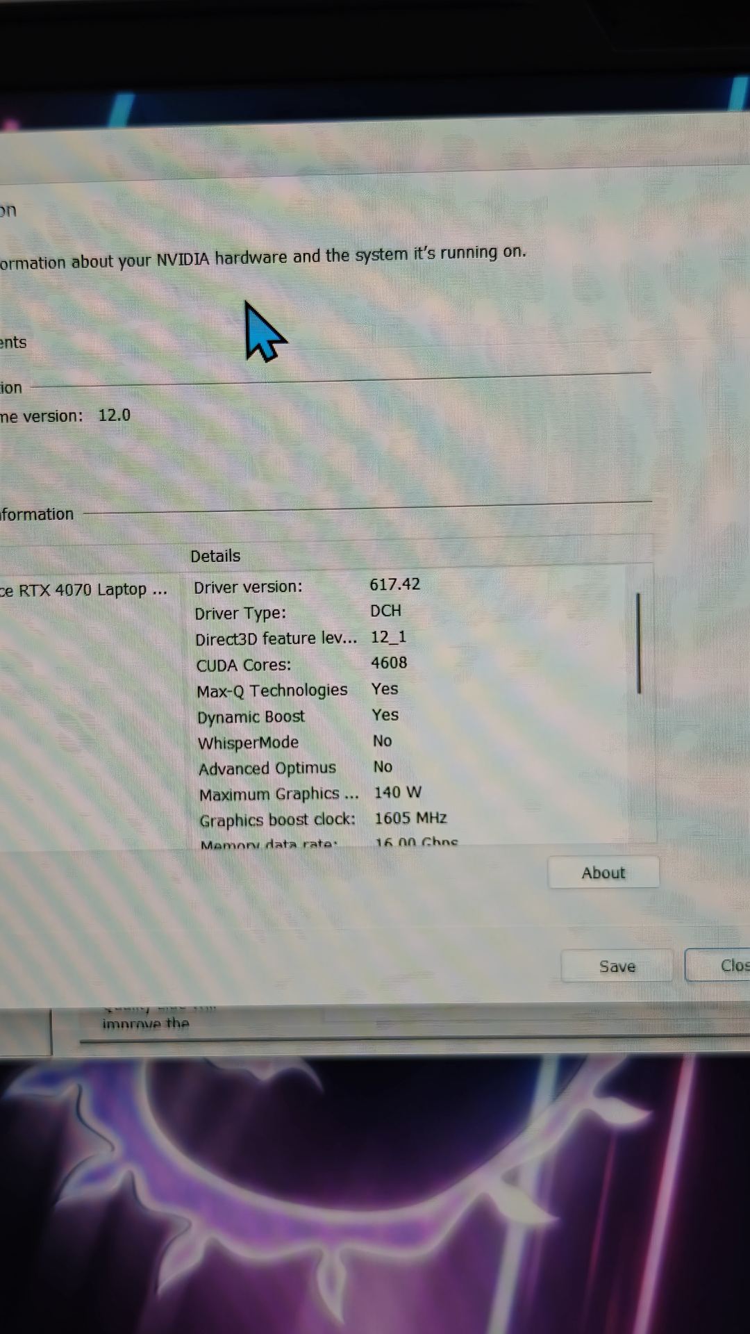 MSI Raider · CPU: Intel Core i9-14900HX 6
