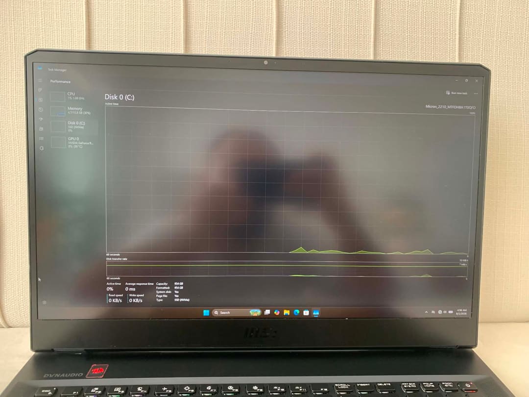 MSI MSI GE76 RAIDER · Core i7 - 11800H 6