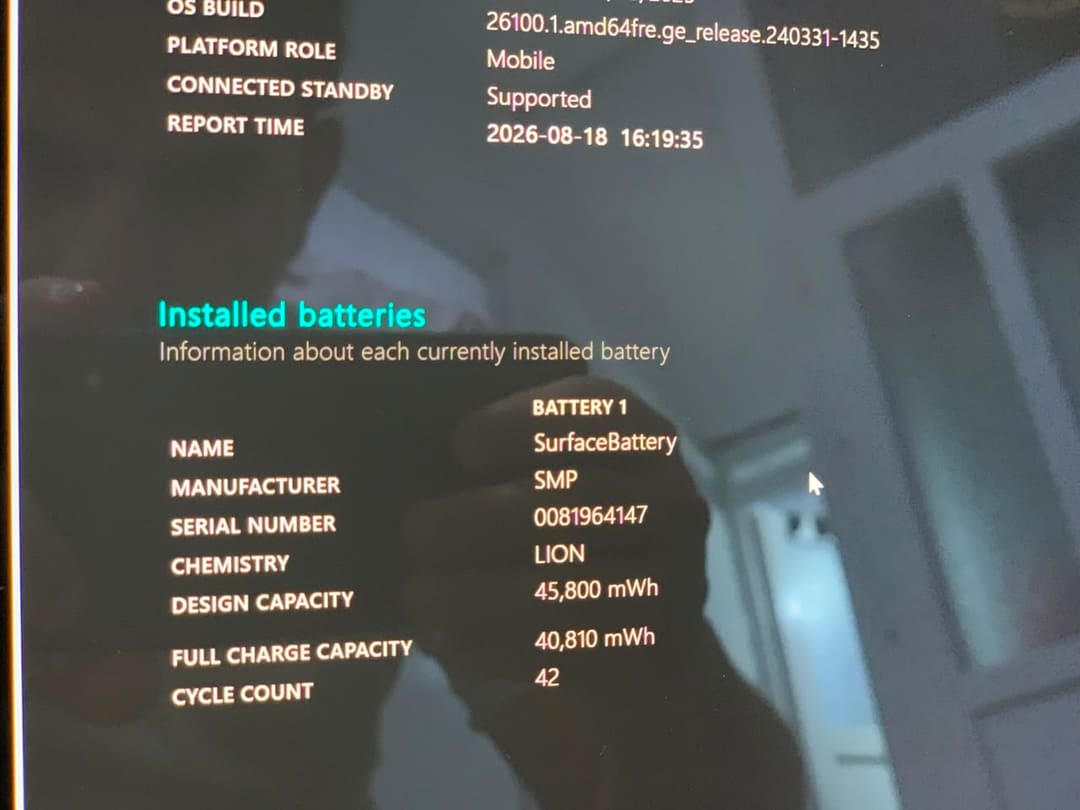 Microsoft Surface Laptop · Core i7 - 11800H 7