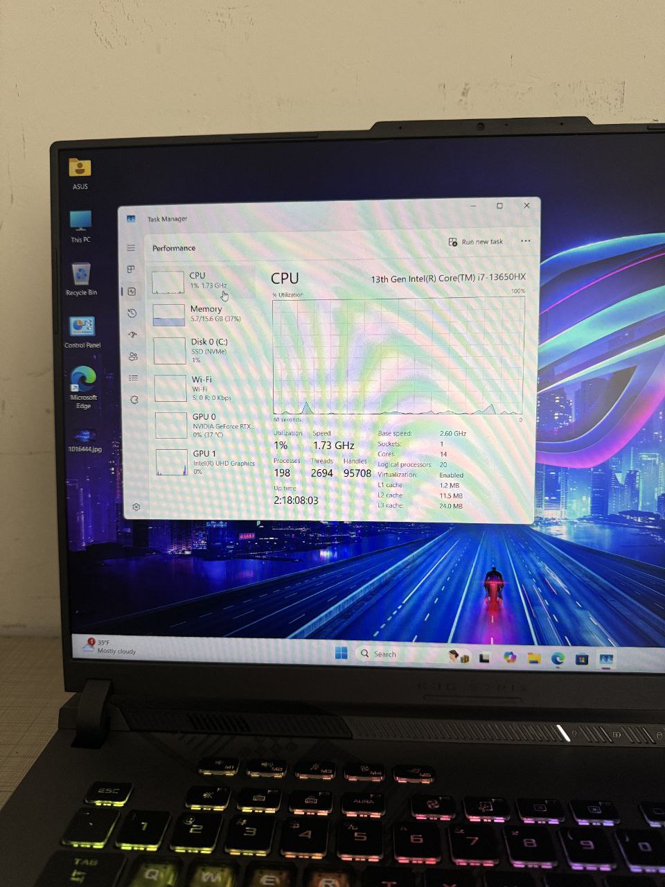 ئەسووس Asus ROG STRIX G16 · ١ تێرا · ١٦ گێگا 2