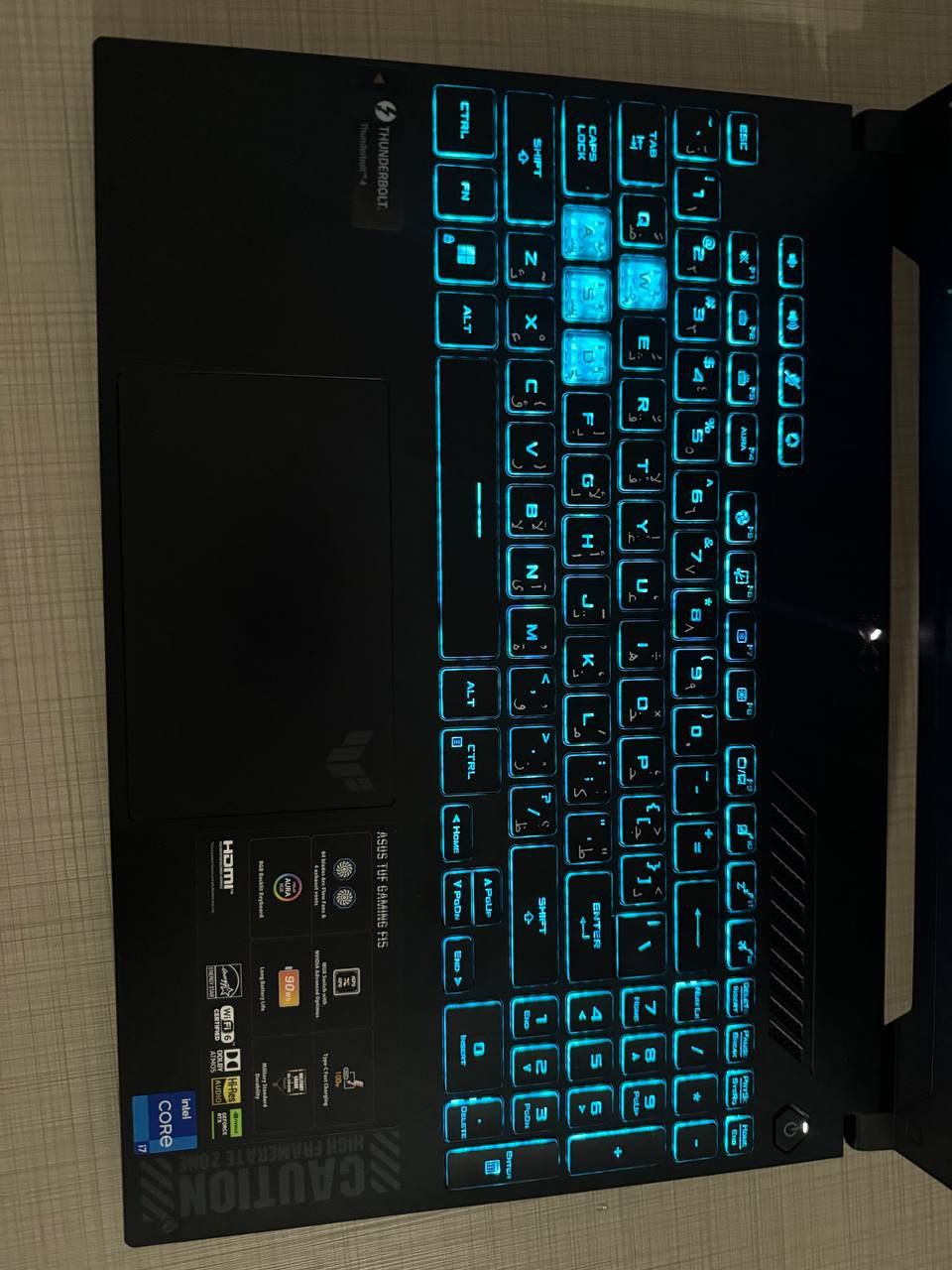 ئەسووس Asus tuf f15 · ٥١٢ گێگا · ١٦ گێگا 4