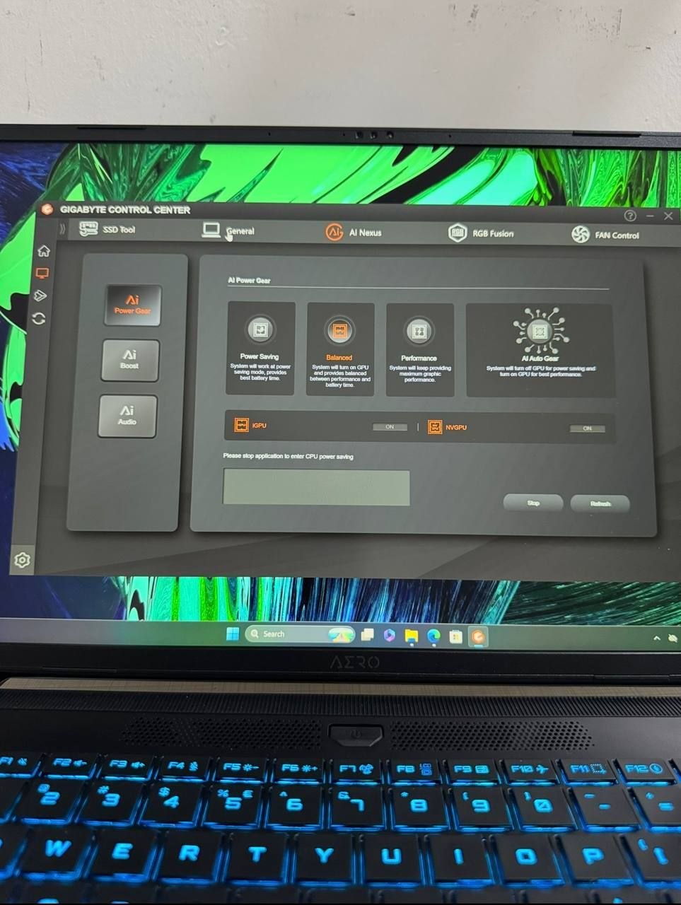 Gigabyte Aero X16 · ١ تێرا · ١٦ گێگا 9
